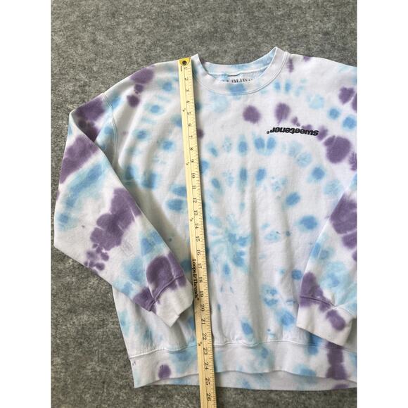 Ariana Grande Sweater Womens Large Sweetener Tour Tie Dye Crewneck Concert 2019 - Picture 5 of 8